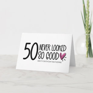 Carte Funny Cinquante Vieille 50E Anniversaire Pour Ami