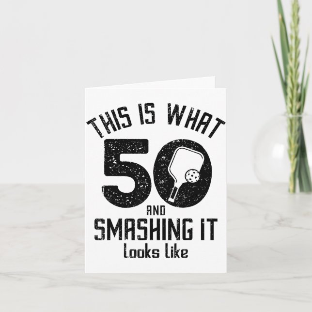 Carte Funny Ckleball 50th Birthday 50 Years Old Love Ckl (Devant)