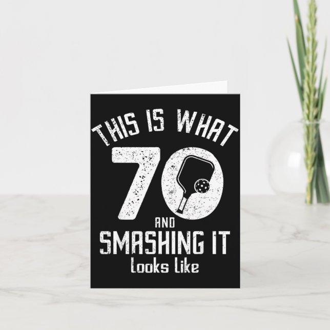 Carte Funny Ckleball 70th Birthday 70 Years Old Love Ckl (Devant)