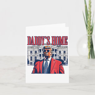 Carte Funny Daddys Accueil Trump Pink 2024 Reprendre l'A