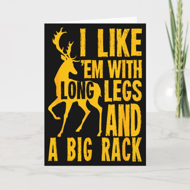 Carte Funny Deer Hunting Quote Gift For Hunters  (Devant)
