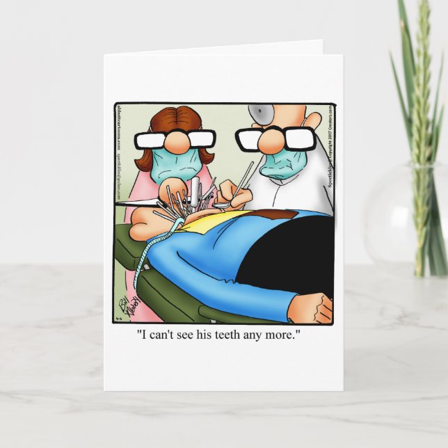 Carte Funny Dental School Graduation Card Félicitation C (Devant)