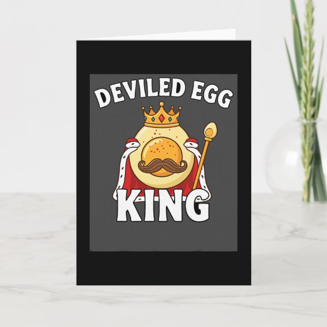 Carte Funny Egg Pun Easter Brunch Thanksgiving Deviled E (Devant)