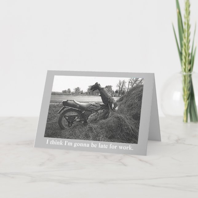 Carte FUNNY/FAKE accident/customizable text Card (Devant)