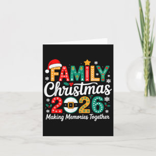 Carte Funny Famille Noël 2026 Groupe Famille Corresponda