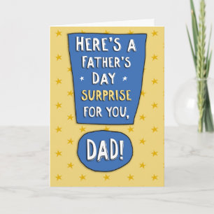 Carte Funny Father's Day Card: Test Results