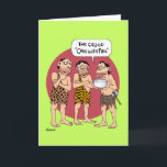 Carte Funny "Fire Cake" Birthday<br><div class="desc">Caricature amusante Carte de voeux pour un homme ou une femme</div>