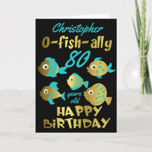 Cartes D Drole Poissons D Anniversaire Zazzle Fr