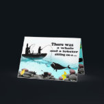 Carte Funny Fisherman Birthday Card<br><div class="desc">Celui-ci est parfait pour le pêcheur ! Il est sûr de vous faire sourire.

Il y a aussi des objets cachés à l'intérieur de la carte. Appréciez de les trouver tous !</div>