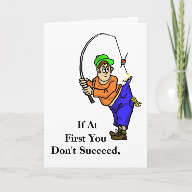 Carte Funny Fisherman Retirement Card (Devant)