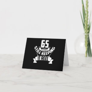 Carte Funny Fishing 65th Birthday Gift Fisherman 65 Year