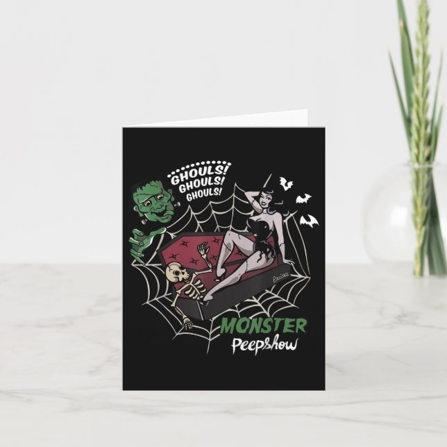 Carte Funny Frankenstein Monster Loisirs Monster Monster (Devant)