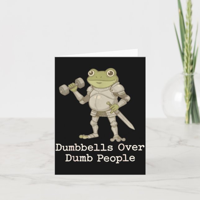 Carte Funny Frog Pregnancy Announcement Medieval Pregnan (Devant)