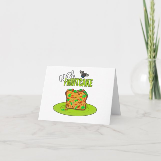 Carte Funny Fruitcake Card (Devant)