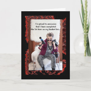 Carte Funny Gal et finition 1er article sur la liste des