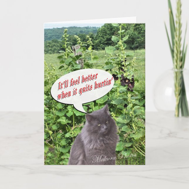Carte Funny Get Well (Devant)