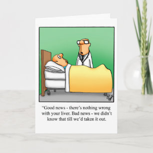 Carte Funny Get Well Card Style "Pandemonium"