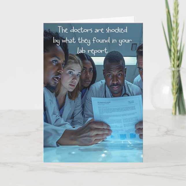 Carte Funny get well wish for beer lover (Devant)