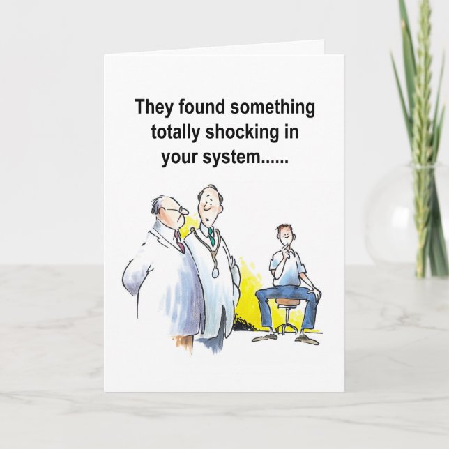 Carte funny get well wish hospital patient (Devant)