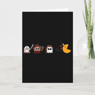 Carte Funny Ghosts Parodie Halloween Gamer 80's Horror M