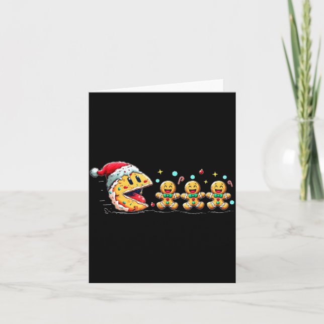 Carte Funny Gingerbread Christmas Cookie Baking Boys Gir (Devant)