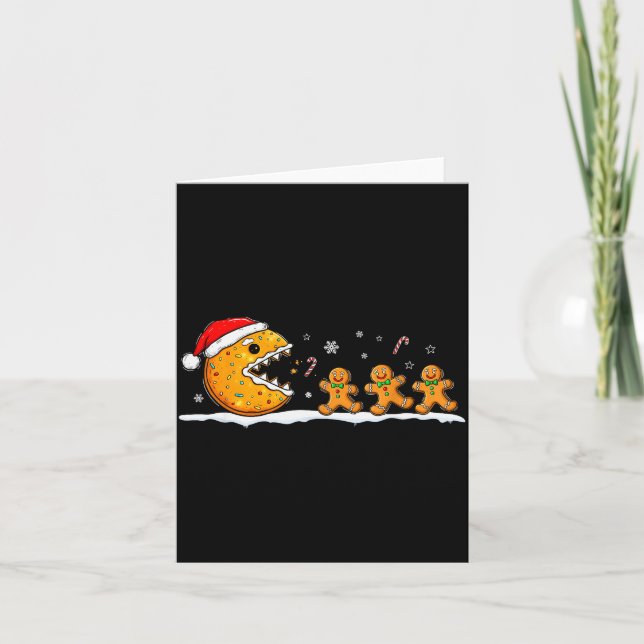 Carte Funny Gingerbread Christmas Cookie Baking Boys Gir (Devant)