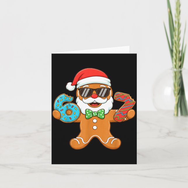 Carte Funny Gingerbread Six Seven 67 Christmas Ice Cream (Devant)