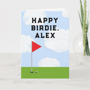 Carte Funny Golf Anniversaire