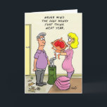 Carte Funny Golf Birthday<br><div class="desc">This cartoon greeting card is perfect for the golf lover with a young family. Joyeux anniversaire !</div>