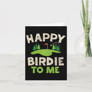 Carte Funny Golf Birthday Shirt Happy Birdie Golfer Kids