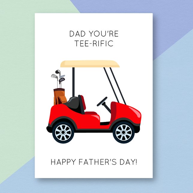 Carte Funny Golf Pun Fête des pères Card (Créateur téléchargé)