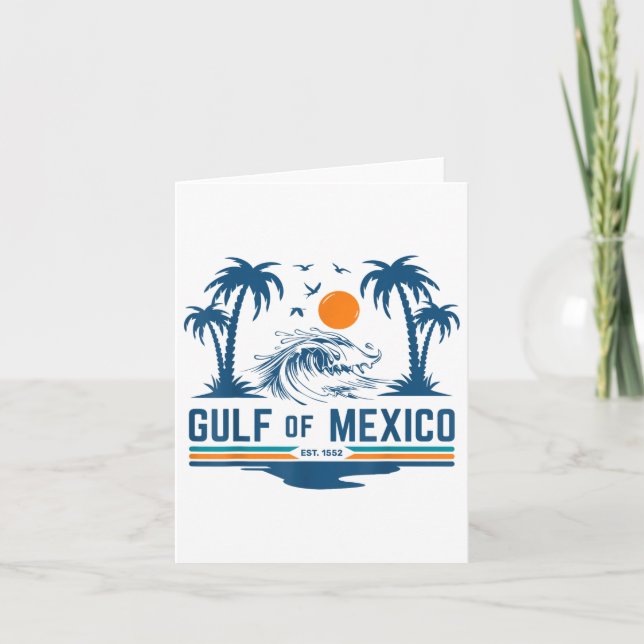 Carte Funny Golfe Du Mexique Golfe Des Etats-Unis 2025 (Devant)