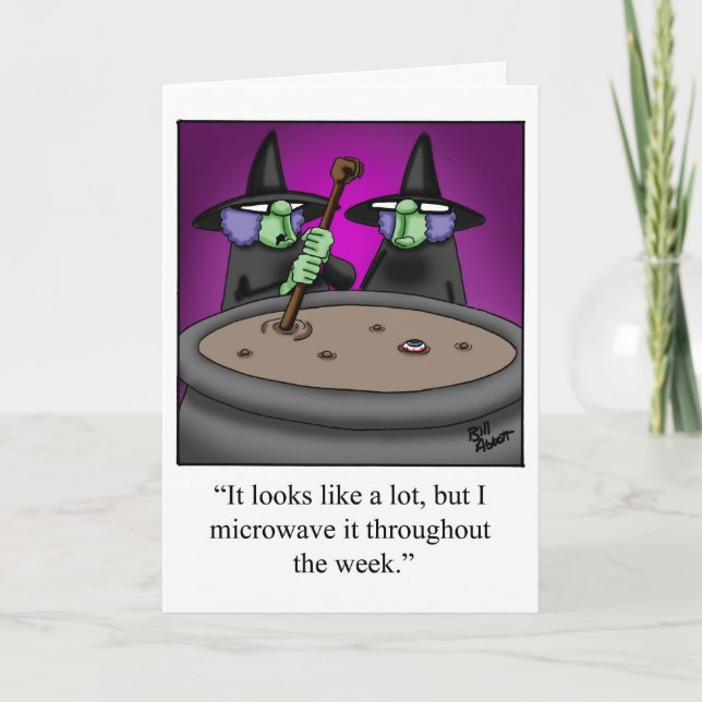 Carte Funny Halloween Humour Card Spectickles (Devant)