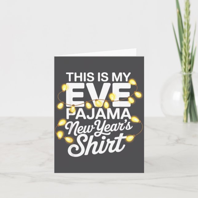 Carte Funny Happy New Year 2026 This Is My New Year’s Ev (Devant)