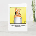 Carte Funny Hi And Hello Humour Greeting Card<br><div class="desc">Profitez de la diffusion du rire avec cette carte de salutation hilarante en contact / salut et bonjour de l'artiste Bill Abbott; envoyez quelques rires pendant que vous restez en contact avec votre famille et vos amis. Le dessin de Bill Abbott "Spectickles" la bande dessinée de la communauté internationale a...</div>