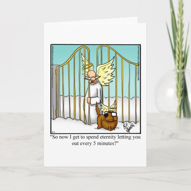Carte Funny Hi And Hello Humour Greeting Card (Devant)