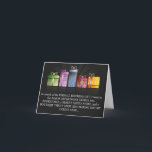 Carte Funny Hilaried Birthday Card<br><div class="desc">Cette carte d'anniversaire est une façon hilarante de dire joyeux anniversaire. Très drôle texte d'anniversaire de l'anniversaire de shopping texte.</div>