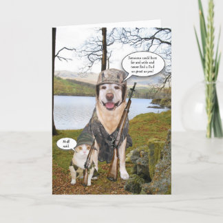 Carte Funny Hunting Dog