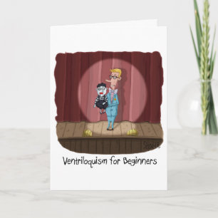 Carte Funny "I LOVE YOU" - Ventriloquisme pour les début