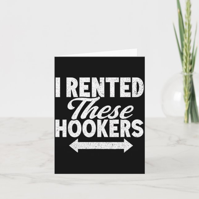 Carte Funny I Rented These S Adult Humor  (Devant)