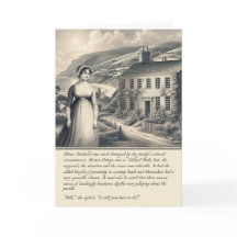 Funny Jane Austen Sense and Sensibilisation Card