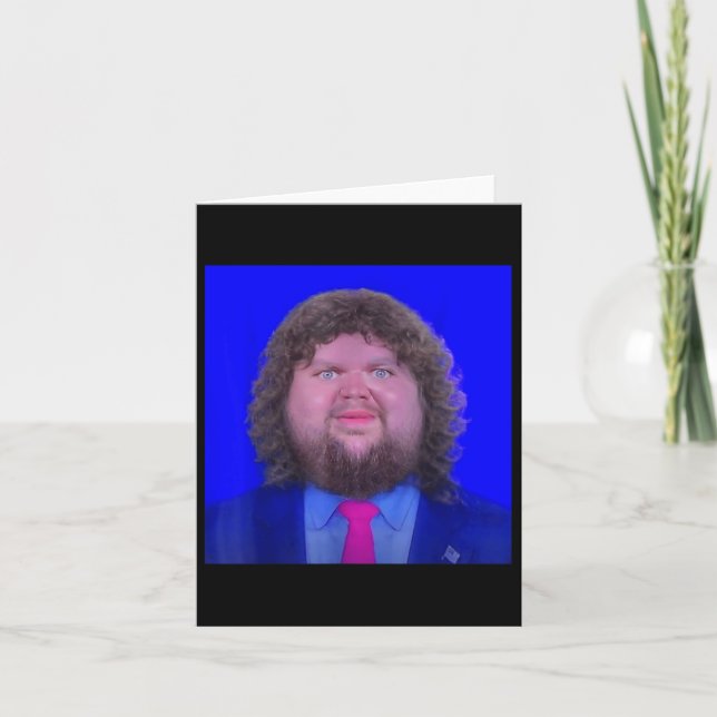 Carte Funny Jd Vance Shirt Jd Vance Face Meme (Devant)