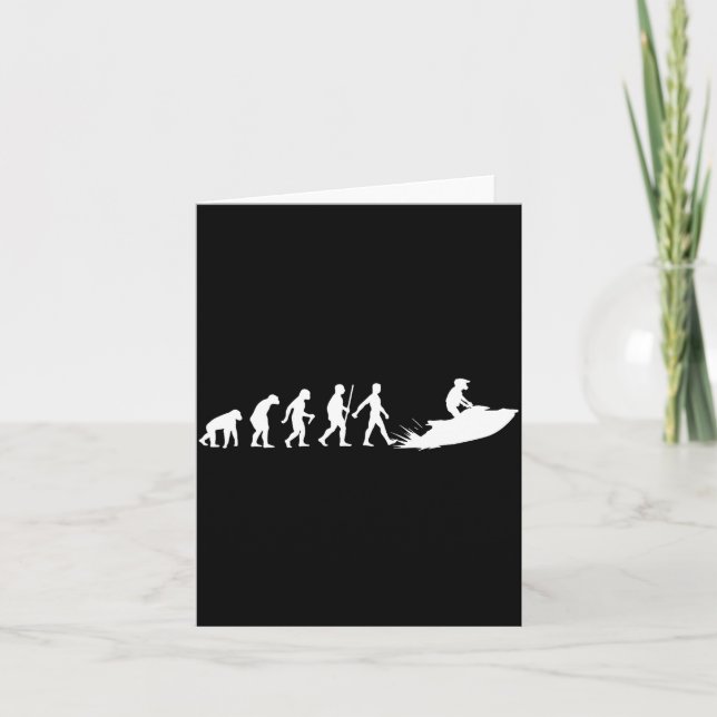 Carte Funny Jet Ski Design For Men Women Kids Jetski Lov (Devant)