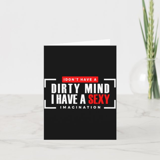 Carte Funny Jokes Saying Men Women Novelty Apparel I Don (Devant)
