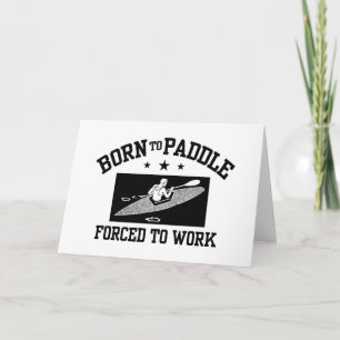 Carte Funny Kayaking