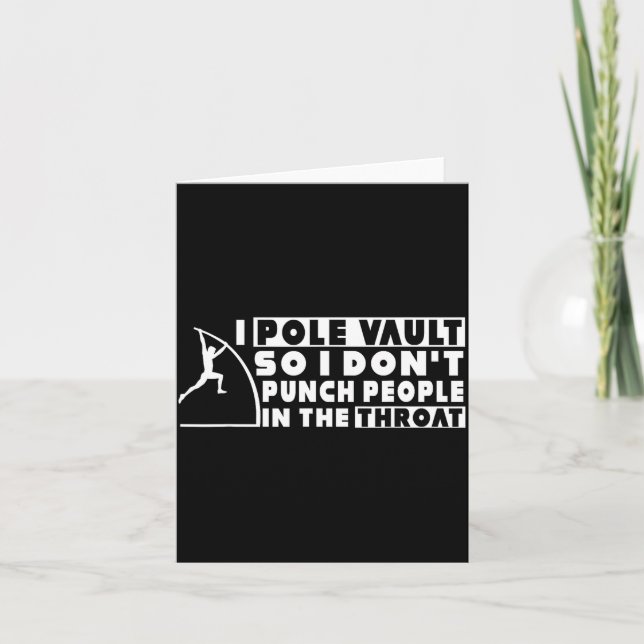 Carte Funny Le Vault So I Don't Punch People - Le Vaulti (Devant)