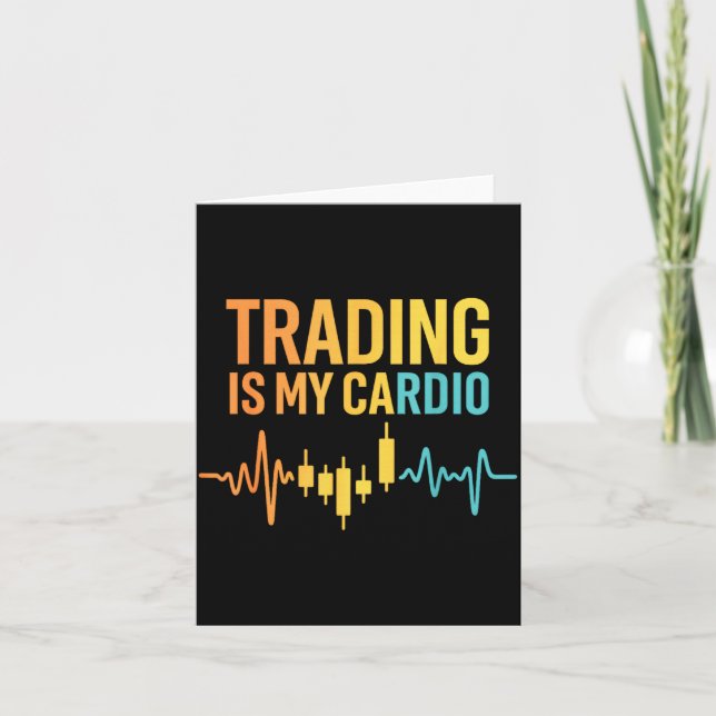 Carte Funny Market For Trader Dad, Trading Quotes Stocks (Devant)
