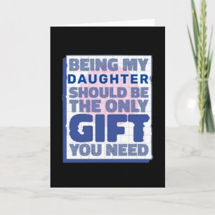 Carte Funny Meilleur cadeau pour fille