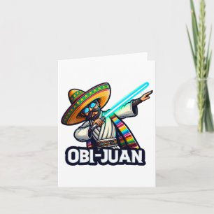 Carte Funny Mexicain Obi Juan Movie Parodie Cinco De May