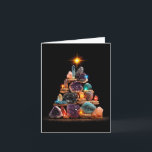 Carte Funny Minerals Christmas Tree Graphic Crystals<br><div class="desc">Funny Minerals Christmas Tree Graphic Crystals</div>